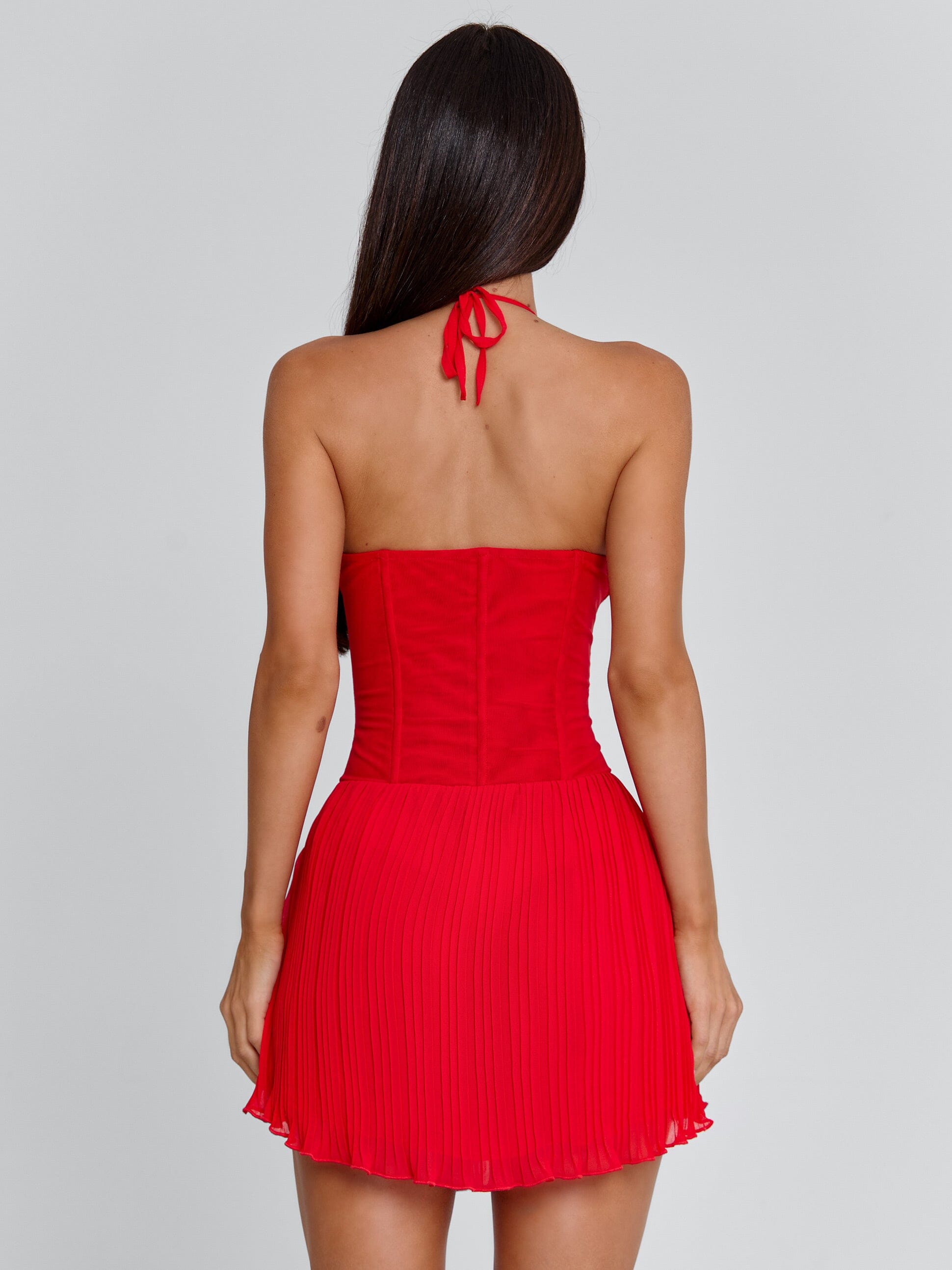 CALLA MINI DRESS RED