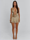 KAJA MINI DRESS GOLD
