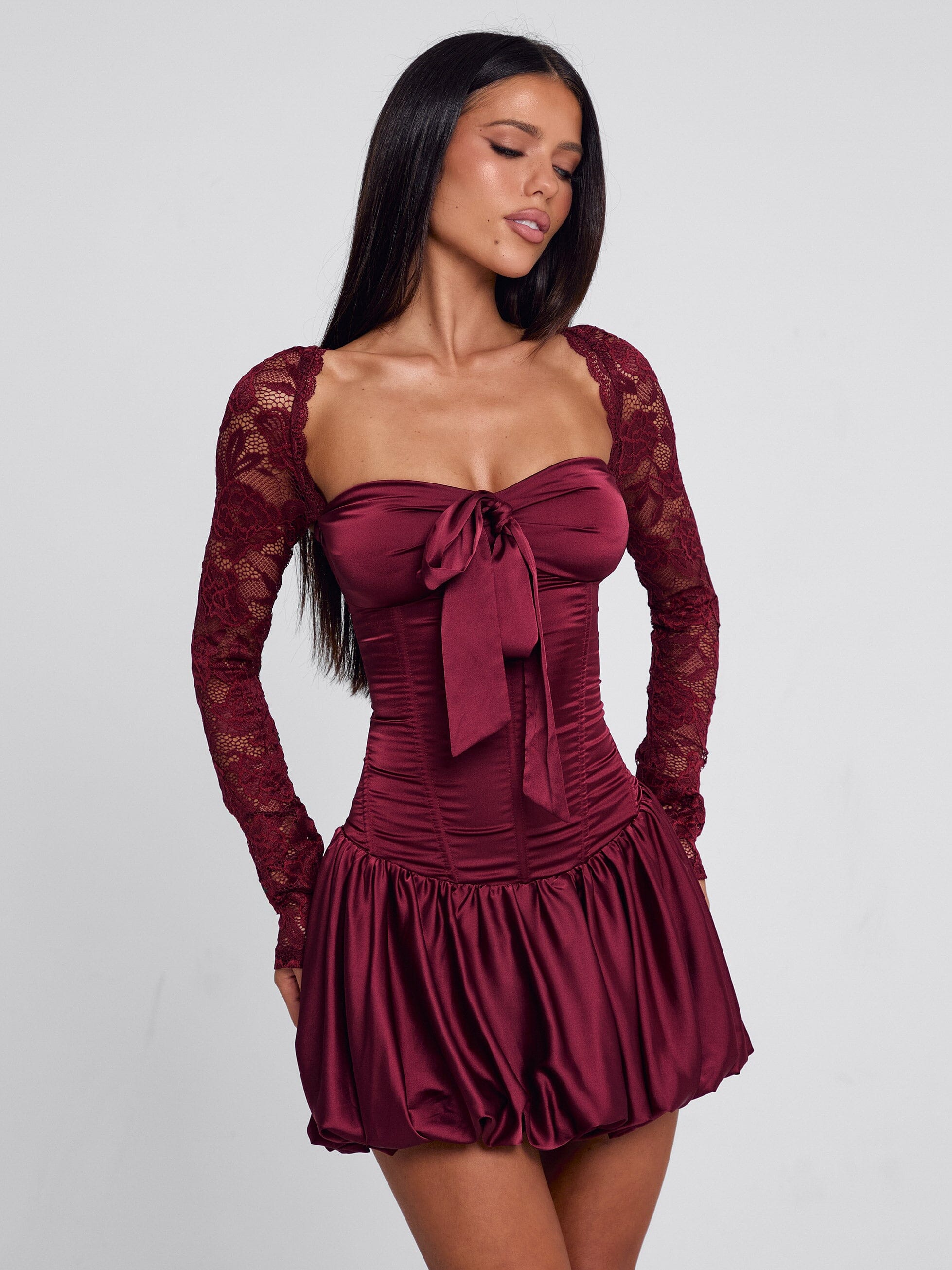 LEVIANA MINI DRESS RED