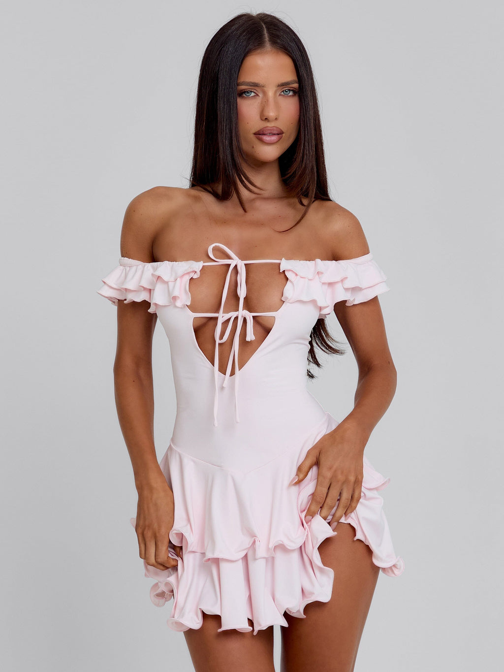 LORRAINE MINI DRESS PINK