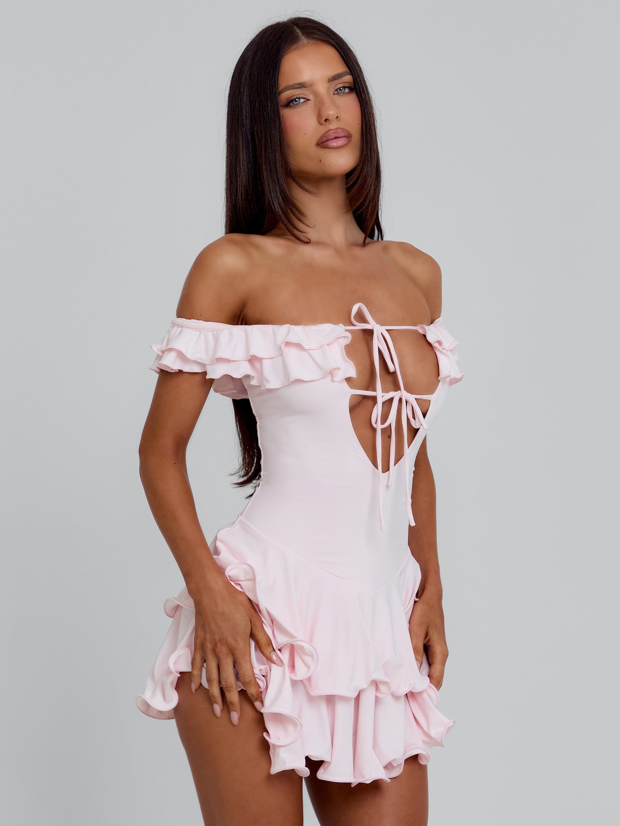 LORRAINE MINI DRESS PINK